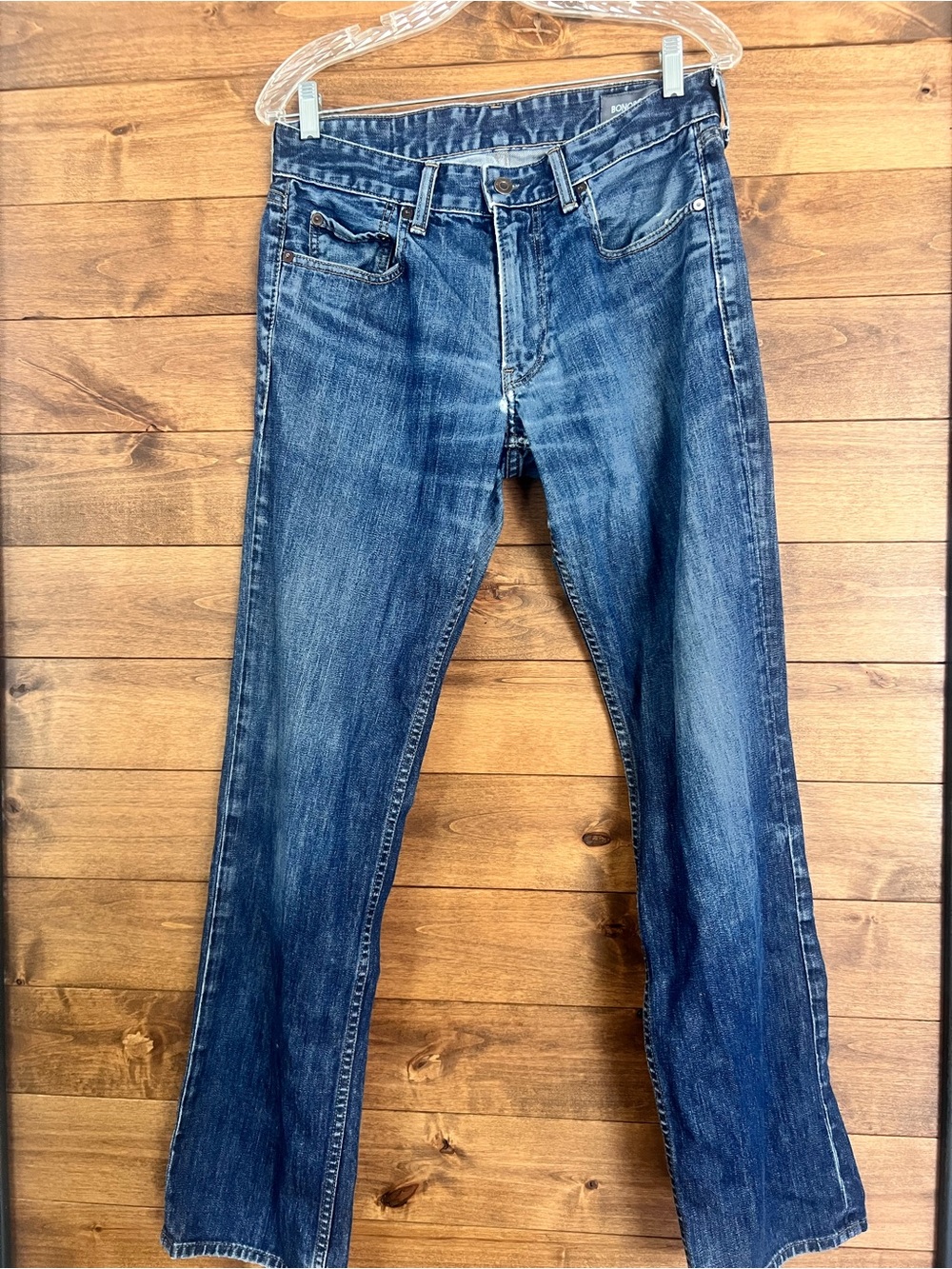 Bonobos Men's Straight-Leg Blue Jeans